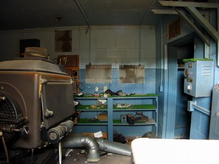 Tawas Drive-In Theatre - Inside Of Proj Booth - Photo From Water Winter Wonderland